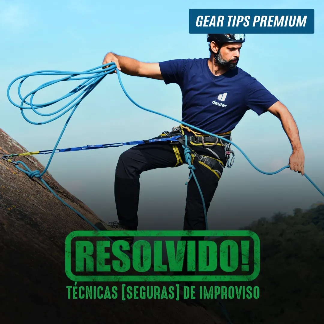 Curso de Técnicas Seguras de Improviso na Escalada e Rapel