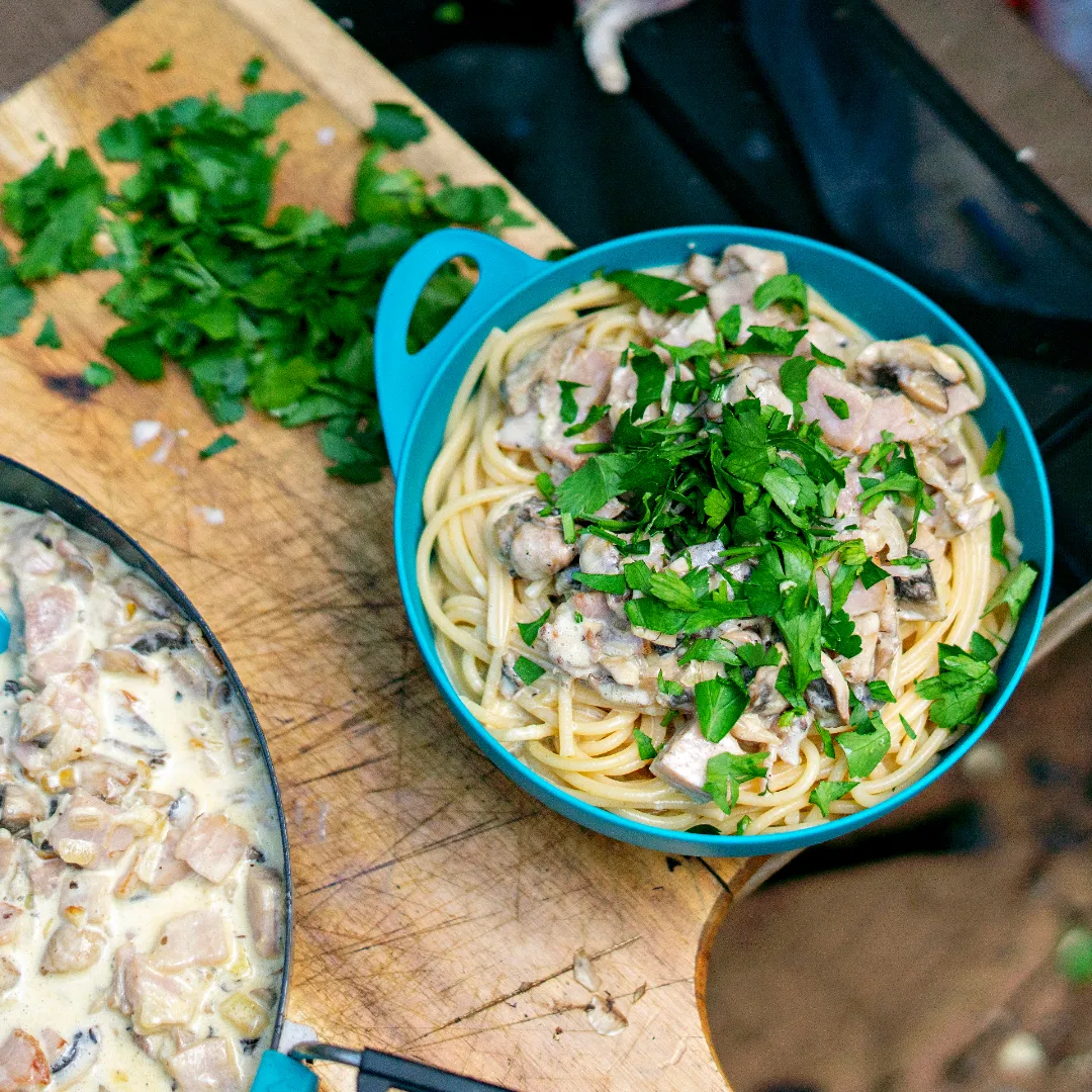 Curso de cozinha para acampamento