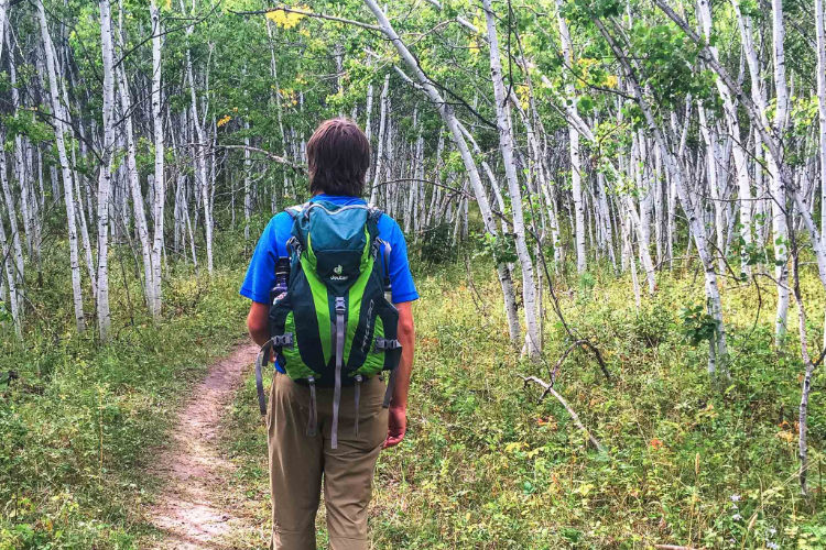 Leave no Trace - caminhe e acampe em superfícies duráveis