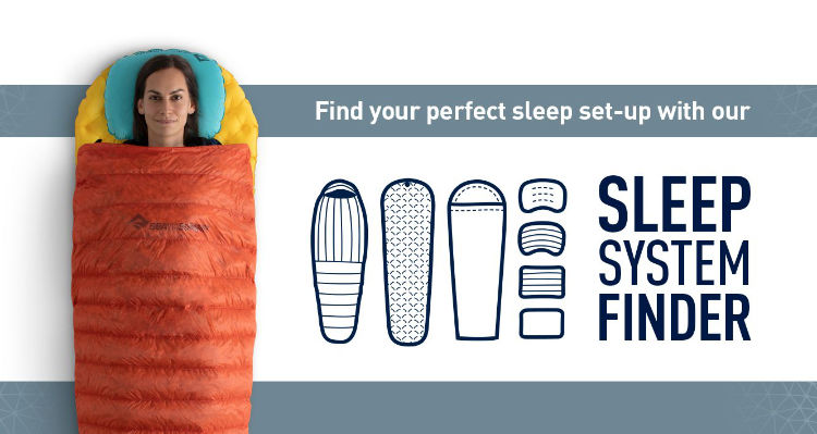 Sistema para você encontrar o saco de dormir ideal