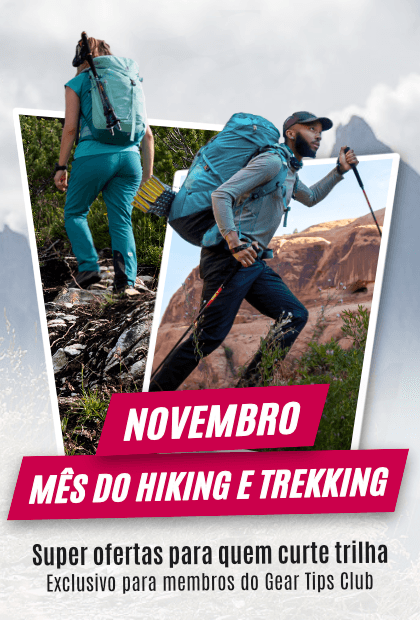 Novembro - Campanha de descontos Hiking e Trekking Gear Tips