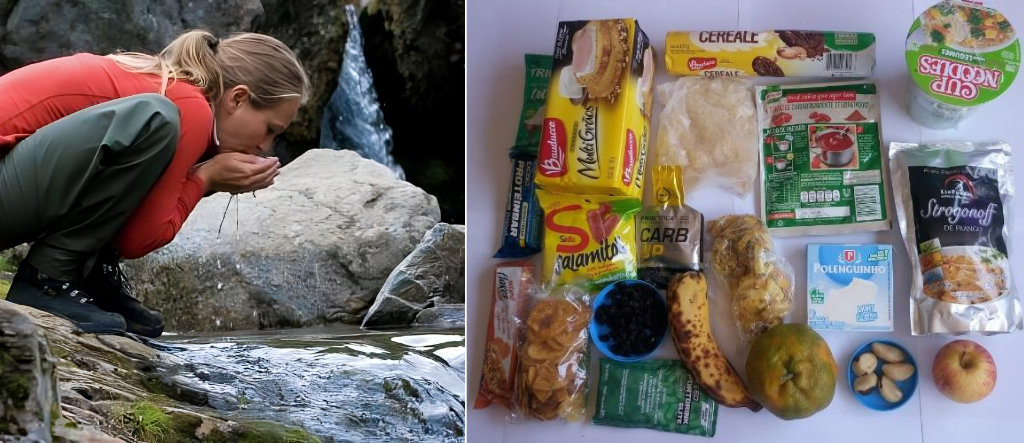Alimentação, hidratação e reposição de sais