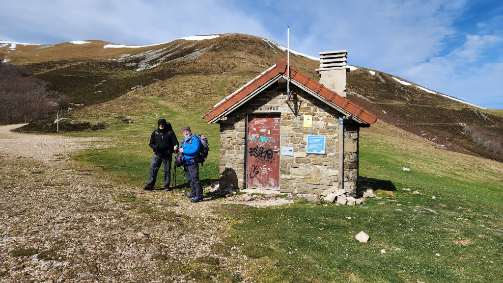 Peregrinos no Caminho de Santiago de Compostela