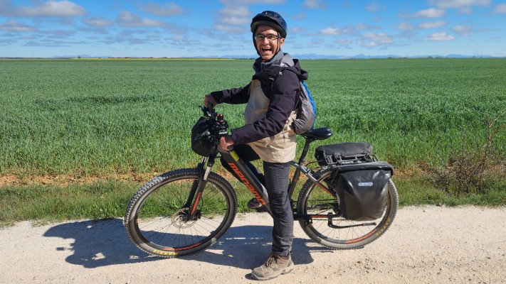 Bicicleta no Caminho de Santiago de Compostela