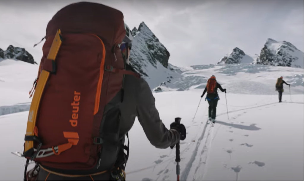 Documentário Deuter sobre mudanças climáticas e os esportes de inverno