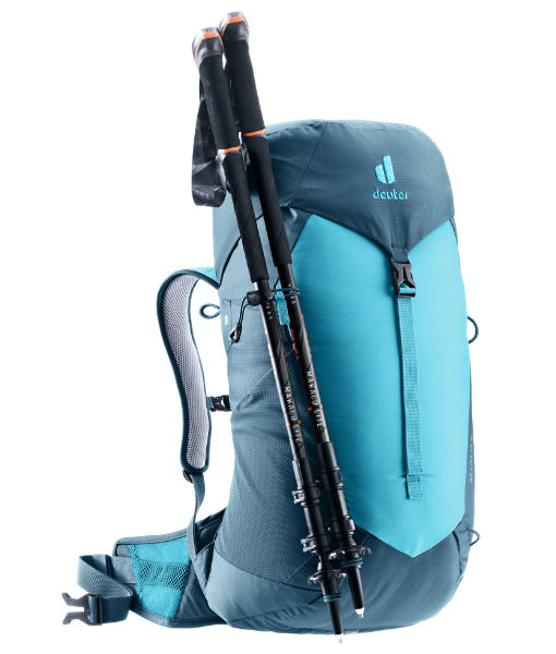 Mochila deuter AC Lite suporte para bastão de trekking