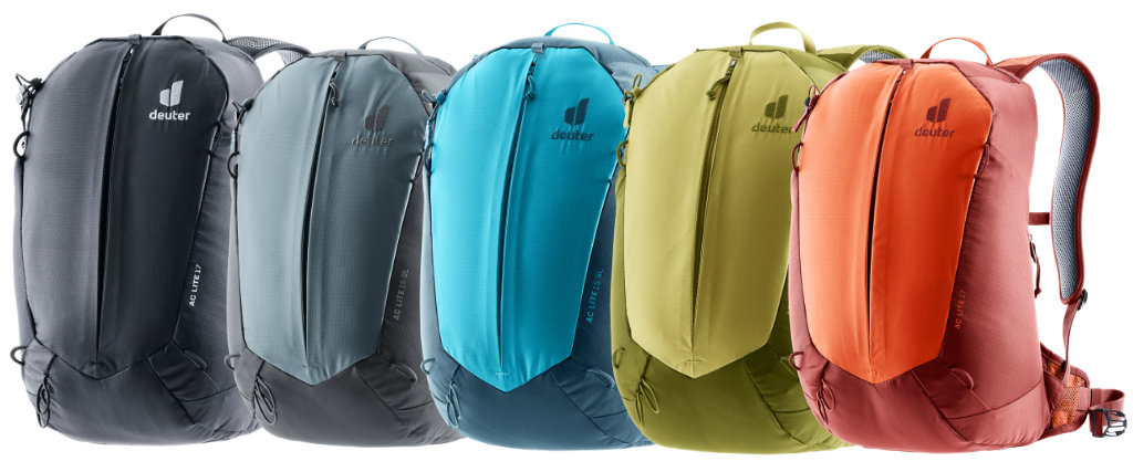 Mochilas Deuter AC Lite com abertura frontal