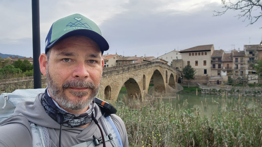 Pedro no Caminho de Santiago de Compostela