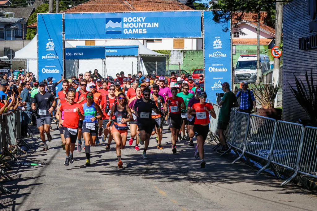 Largada do Trail Running no Rocky Mountain Games Campos do Jordão