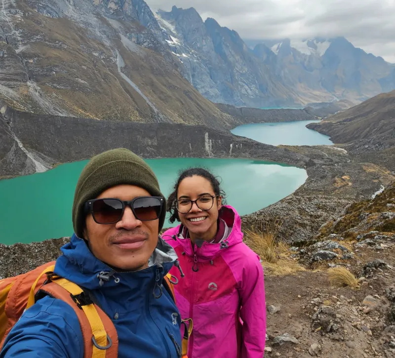 João Paulo Lima e Mariana Alves no Peru