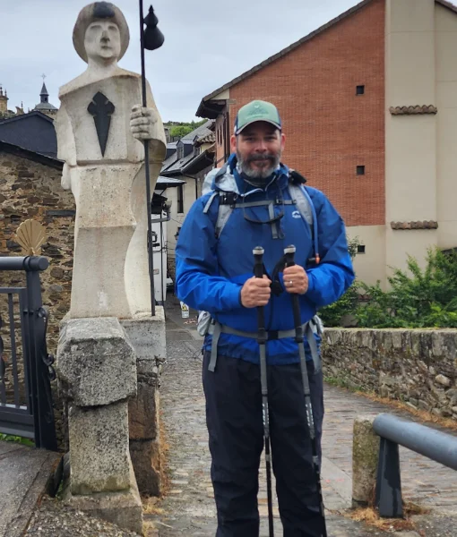 Jaqueta Kailash Andes Pro no Caminho de Santiago