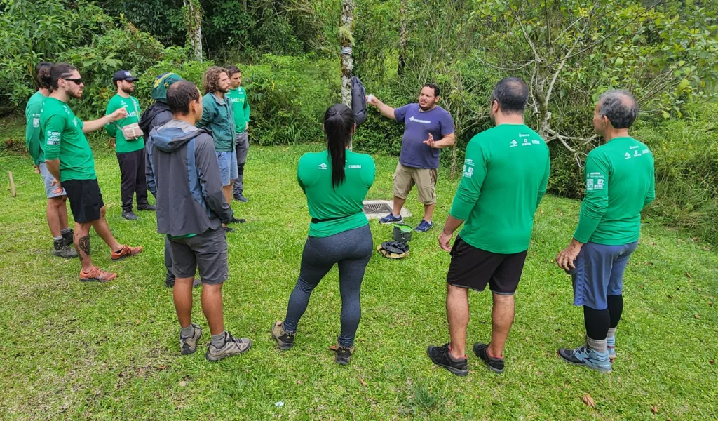 Profissionais da Nattrip na formação Leave no Trace - Instrutor 1