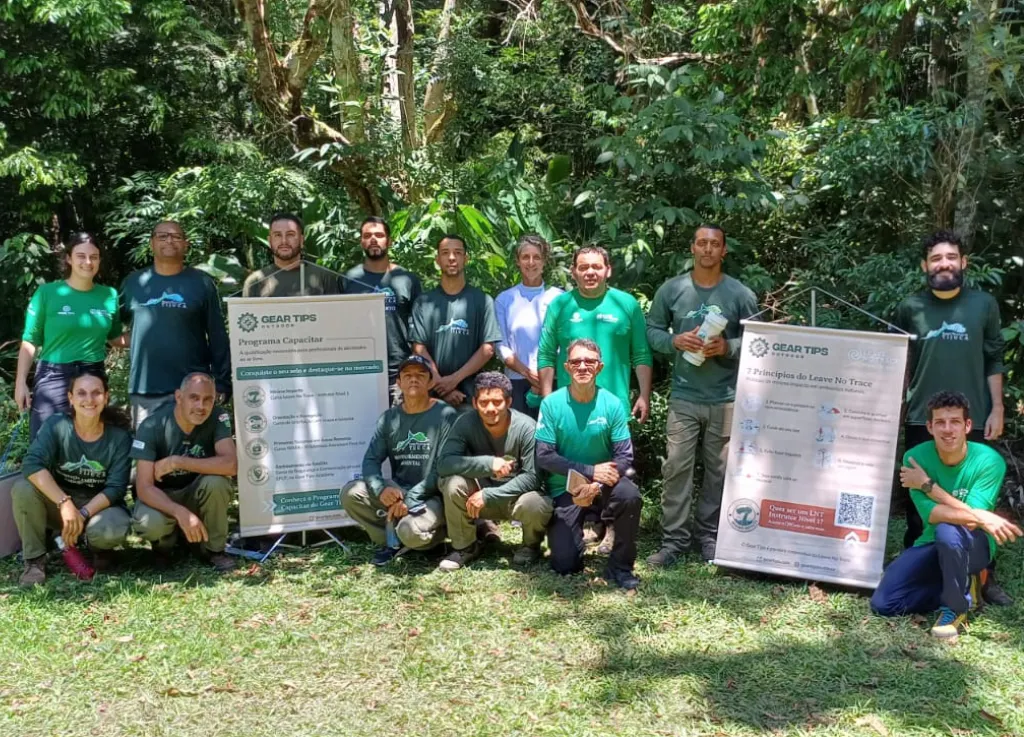 Turma Leave No Trace do Parque Nacional da Tijuca, no Rio de Janeiro