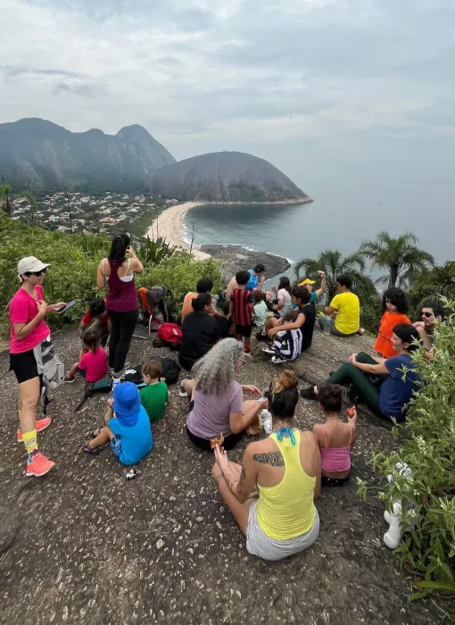 Atividades na natureza em família
