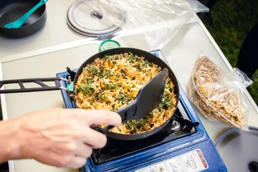 Curso presencial de culinária para acampamento