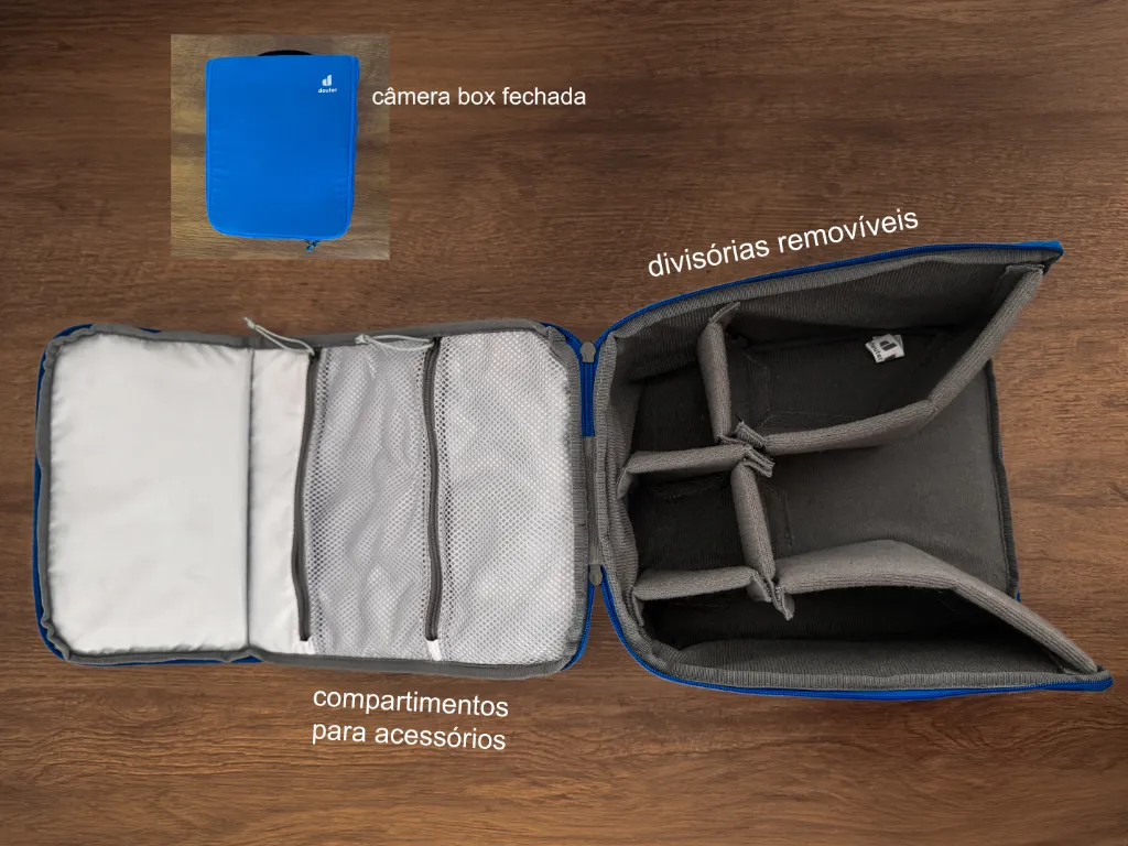 Câmera Box One Deuter - proteção para equipamentos fotográficos