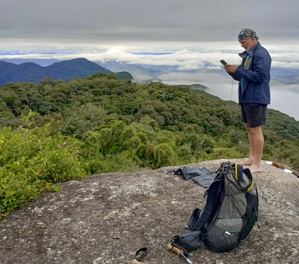 Aragão registrou tudo no celular