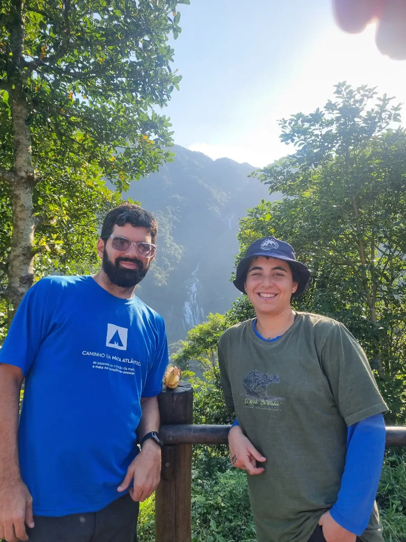 Julieta e Francisco Schnoor, do Caminho da Mata Atlântica