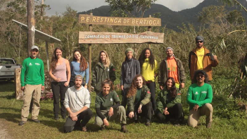 State Park Serra do Mar monitors receive Leave No Trace training
