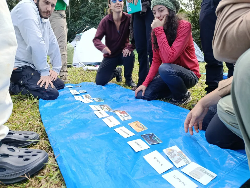 Treinamento Programa Capacitar - Leave No Trace com equipe da Fundação Florestal 