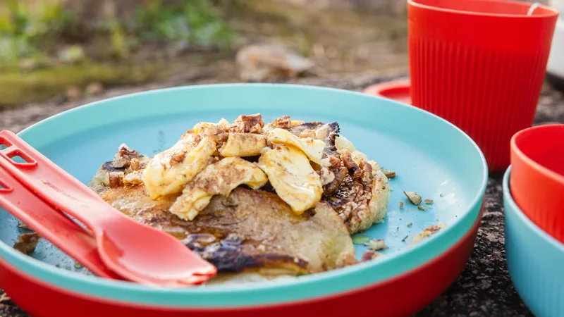 Receita: Panquecas doces no camping