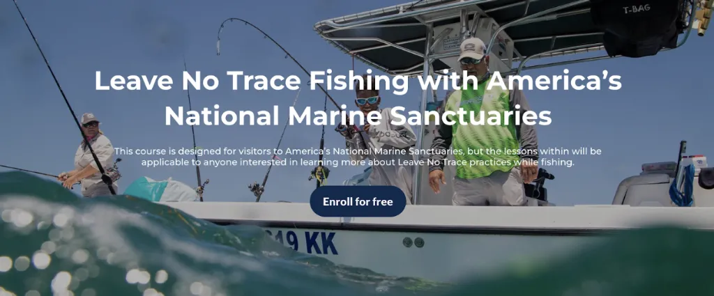 Leave No Trace curso gratuito de mínimo impacto na pesca