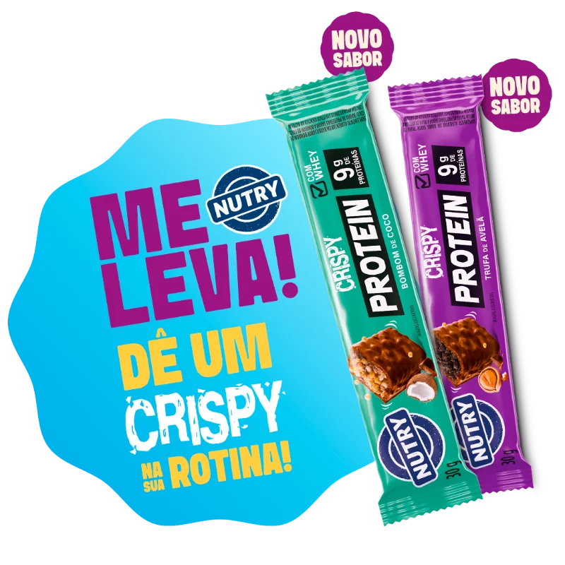 Campanha "dê um Crispy" marca o lançamento dos novos produtos da Nutry