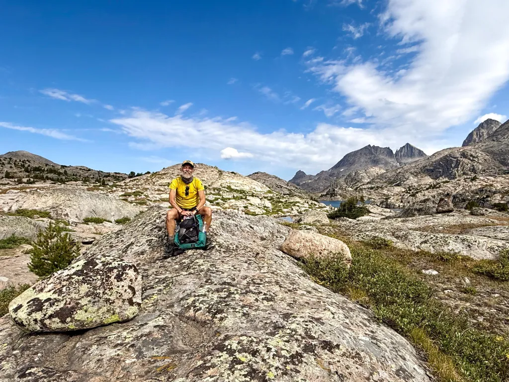 Jeff Santos durante a Continental Divide Trail