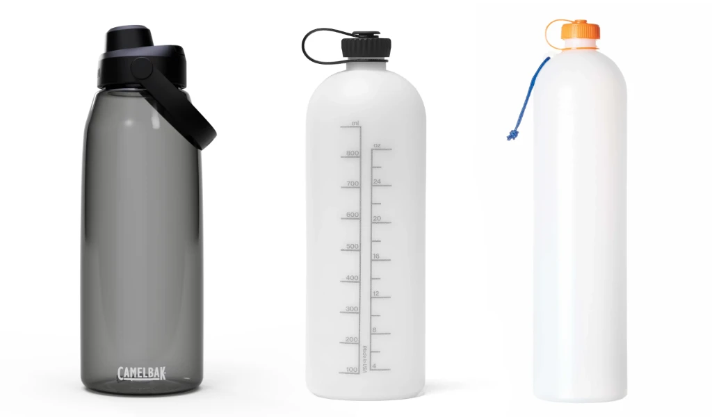CamelBak Chute, Igneous Nobo e CNOC ThruBottle