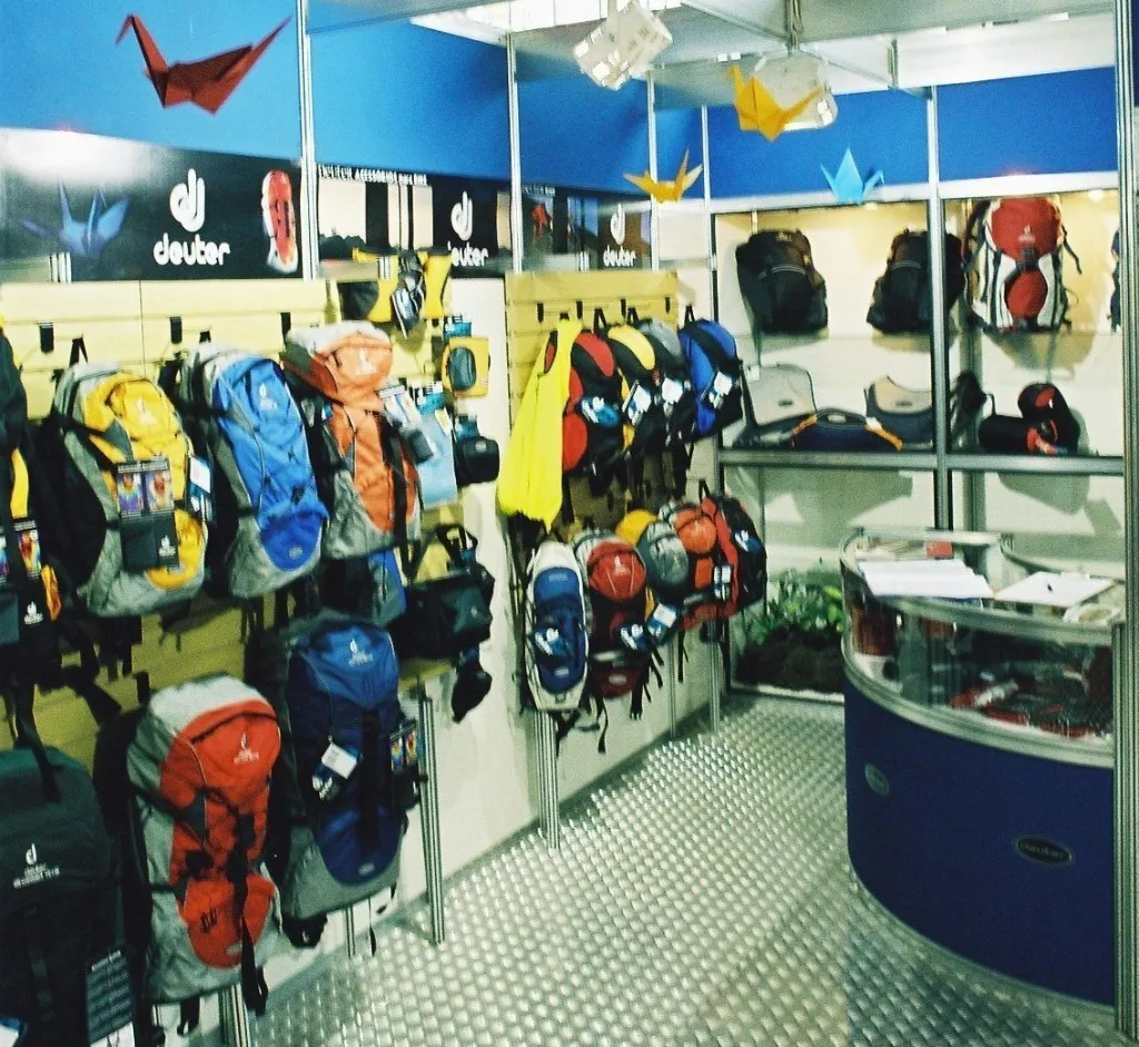 deuter na Adventure Sports Fair em 2002