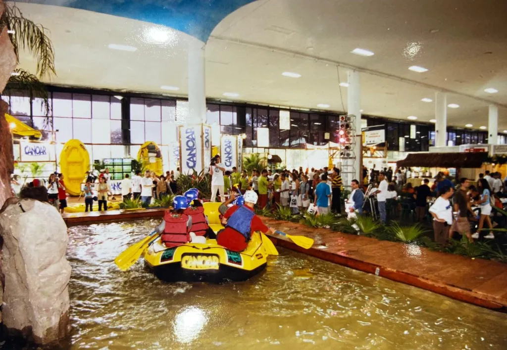 Canoagem na Adventure Sports Fair