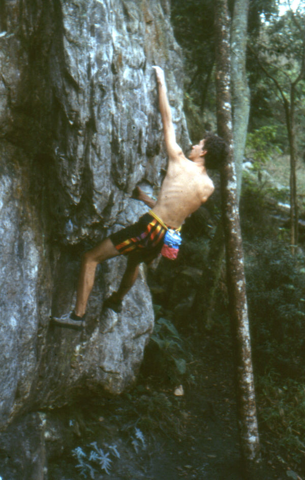 Eliseu Frechou no Pico do Jargua em 1987