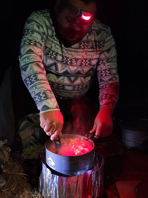 Cozinhando durante os cursos do Programa CAPACITAR