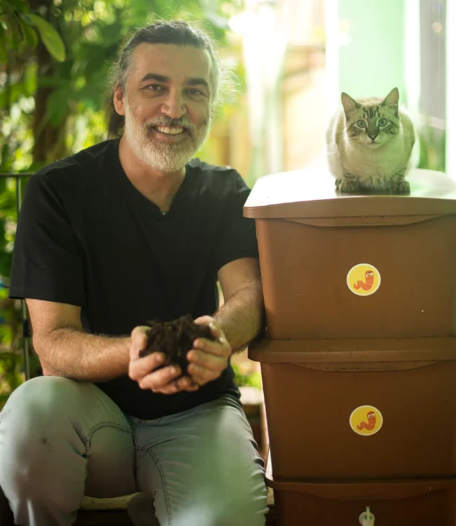 Cláudio Spínola, fundador da Morada da Floresta