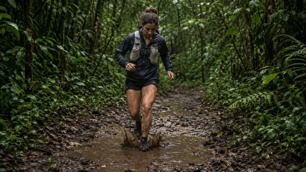Princípio 2 do Leave No Trace no Trail Run