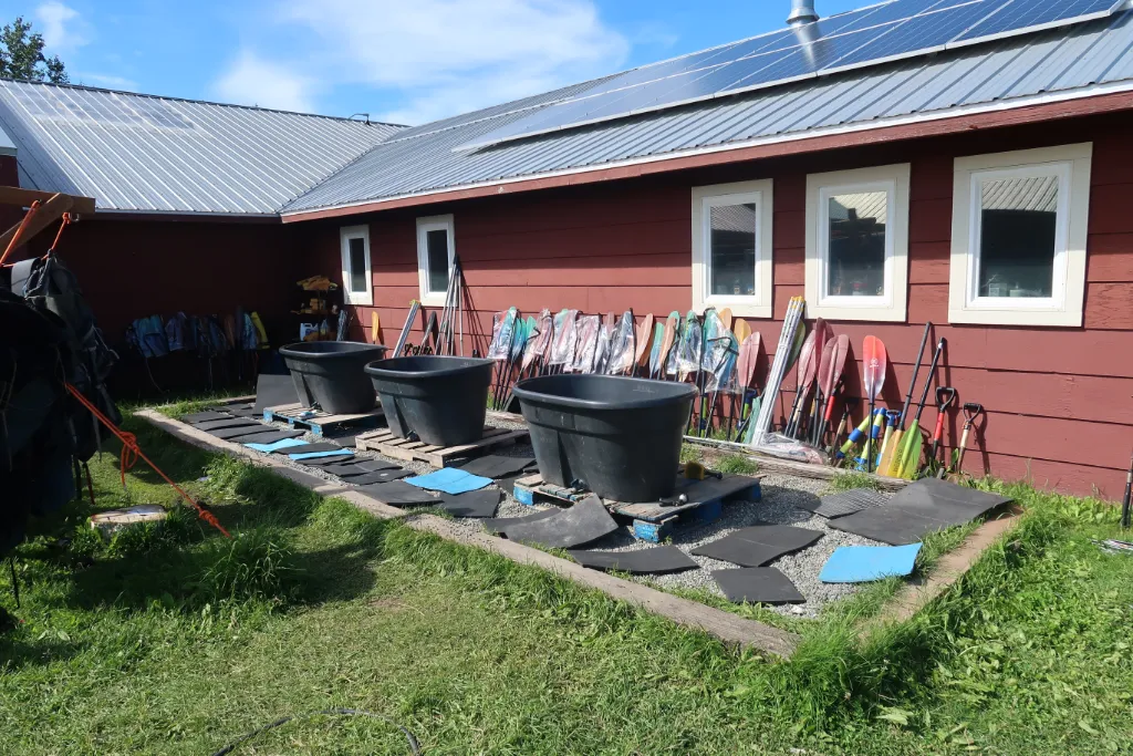 Manutenção dos equipamentos após o uso - NOLS Alaska