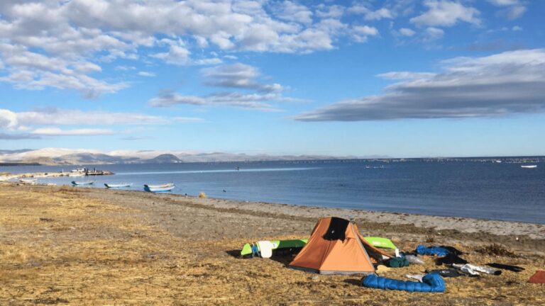 Caiaque no Lago Titicaca