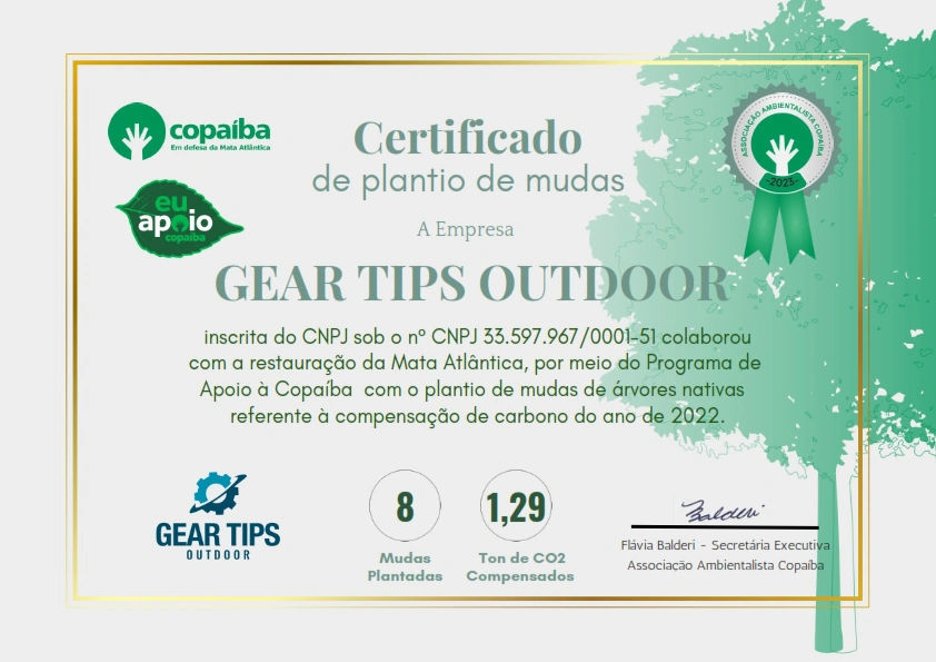 Certificado carbono neutro Gear Tips Outdoor