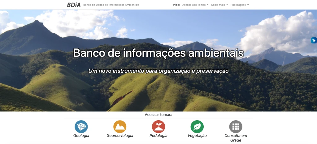 Site IBGE - Banco de Informações Ambientais BDIA