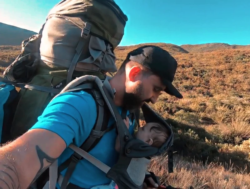 Aventura em família, pai e filha - Fernando Barros e Gabi
