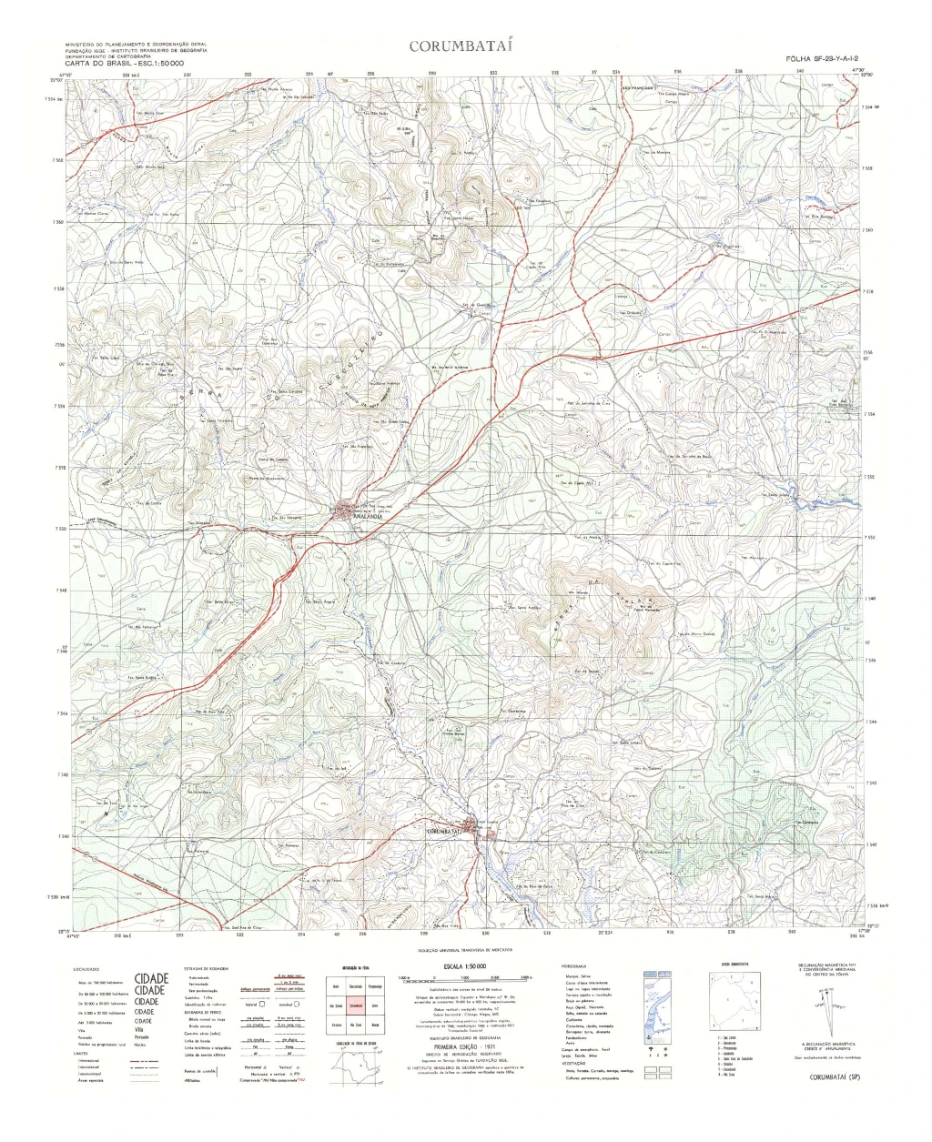 Carta topográfica